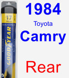 Rear Wiper Blade for 1984 Toyota Camry - Assurance