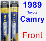 Front Wiper Blade Pack for 1989 Toyota Camry - Assurance