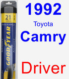 Driver Wiper Blade for 1992 Toyota Camry - Assurance