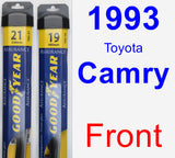 Front Wiper Blade Pack for 1993 Toyota Camry - Assurance