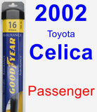 Passenger Wiper Blade for 2002 Toyota Celica - Assurance