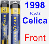 Front Wiper Blade Pack for 1998 Toyota Celica - Assurance