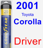 Driver Wiper Blade for 2001 Toyota Corolla - Assurance