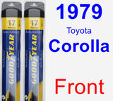 Front Wiper Blade Pack for 1979 Toyota Corolla - Assurance