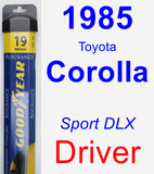 Driver Wiper Blade for 1985 Toyota Corolla - Assurance