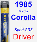 Driver Wiper Blade for 1985 Toyota Corolla - Assurance