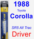 Driver Wiper Blade for 1988 Toyota Corolla - Assurance