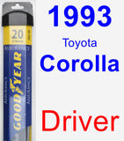 Driver Wiper Blade for 1993 Toyota Corolla - Assurance