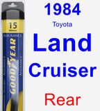 Rear Wiper Blade for 1984 Toyota Land Cruiser - Assurance