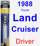 Driver Wiper Blade for 1988 Toyota Land Cruiser - Assurance