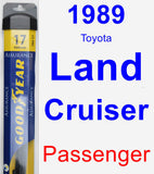 Passenger Wiper Blade for 1989 Toyota Land Cruiser - Assurance