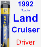 Driver Wiper Blade for 1992 Toyota Land Cruiser - Assurance