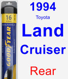 Rear Wiper Blade for 1994 Toyota Land Cruiser - Assurance