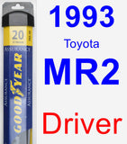 Driver Wiper Blade for 1993 Toyota MR2 - Assurance