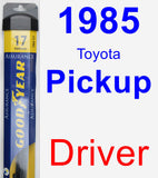 Driver Wiper Blade for 1985 Toyota Pickup - Assurance