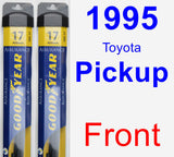 Front Wiper Blade Pack for 1995 Toyota Pickup - Assurance