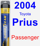 Passenger Wiper Blade for 2004 Toyota Prius - Assurance