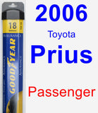 Passenger Wiper Blade for 2006 Toyota Prius - Assurance