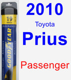 Passenger Wiper Blade for 2010 Toyota Prius - Assurance