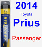 Passenger Wiper Blade for 2014 Toyota Prius - Assurance