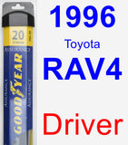 Driver Wiper Blade for 1996 Toyota RAV4 - Assurance