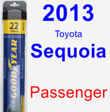 Passenger Wiper Blade for 2013 Toyota Sequoia - Assurance