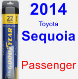 Passenger Wiper Blade for 2014 Toyota Sequoia - Assurance