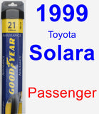 Passenger Wiper Blade for 1999 Toyota Solara - Assurance