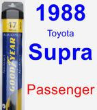 Passenger Wiper Blade for 1988 Toyota Supra - Assurance