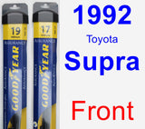Front Wiper Blade Pack for 1992 Toyota Supra - Assurance