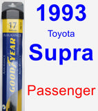 Passenger Wiper Blade for 1993 Toyota Supra - Assurance