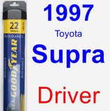 Driver Wiper Blade for 1997 Toyota Supra - Assurance