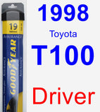 Driver Wiper Blade for 1998 Toyota T100 - Assurance