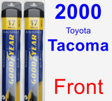 Front Wiper Blade Pack for 2000 Toyota Tacoma - Assurance