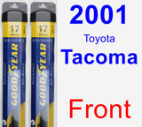 Front Wiper Blade Pack for 2001 Toyota Tacoma - Assurance