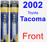 Front Wiper Blade Pack for 2002 Toyota Tacoma - Assurance