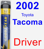 Driver Wiper Blade for 2002 Toyota Tacoma - Assurance