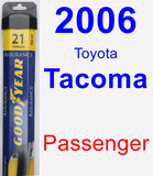 Passenger Wiper Blade for 2006 Toyota Tacoma - Assurance