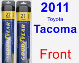 Front Wiper Blade Pack for 2011 Toyota Tacoma - Assurance