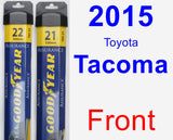 Front Wiper Blade Pack for 2015 Toyota Tacoma - Assurance