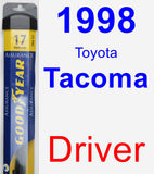 Driver Wiper Blade for 1998 Toyota Tacoma - Assurance