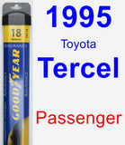 Passenger Wiper Blade for 1995 Toyota Tercel - Assurance