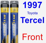 Front Wiper Blade Pack for 1997 Toyota Tercel - Assurance