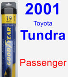 Passenger Wiper Blade for 2001 Toyota Tundra - Assurance