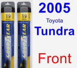 Front Wiper Blade Pack for 2005 Toyota Tundra - Assurance