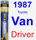 Driver Wiper Blade for 1987 Toyota Van - Assurance