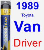 Driver Wiper Blade for 1989 Toyota Van - Assurance
