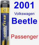 Passenger Wiper Blade for 2001 Volkswagen Beetle - Assurance