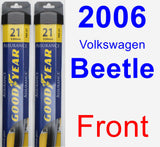 Front Wiper Blade Pack for 2006 Volkswagen Beetle - Assurance