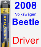 Driver Wiper Blade for 2008 Volkswagen Beetle - Assurance